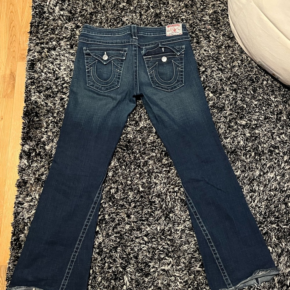 True Religion Blue Flare & Wide Leg Jeans